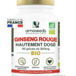 GINSENG ROUGE BIO, HAUTEMENT DOSÉ | 90 GÉLULES