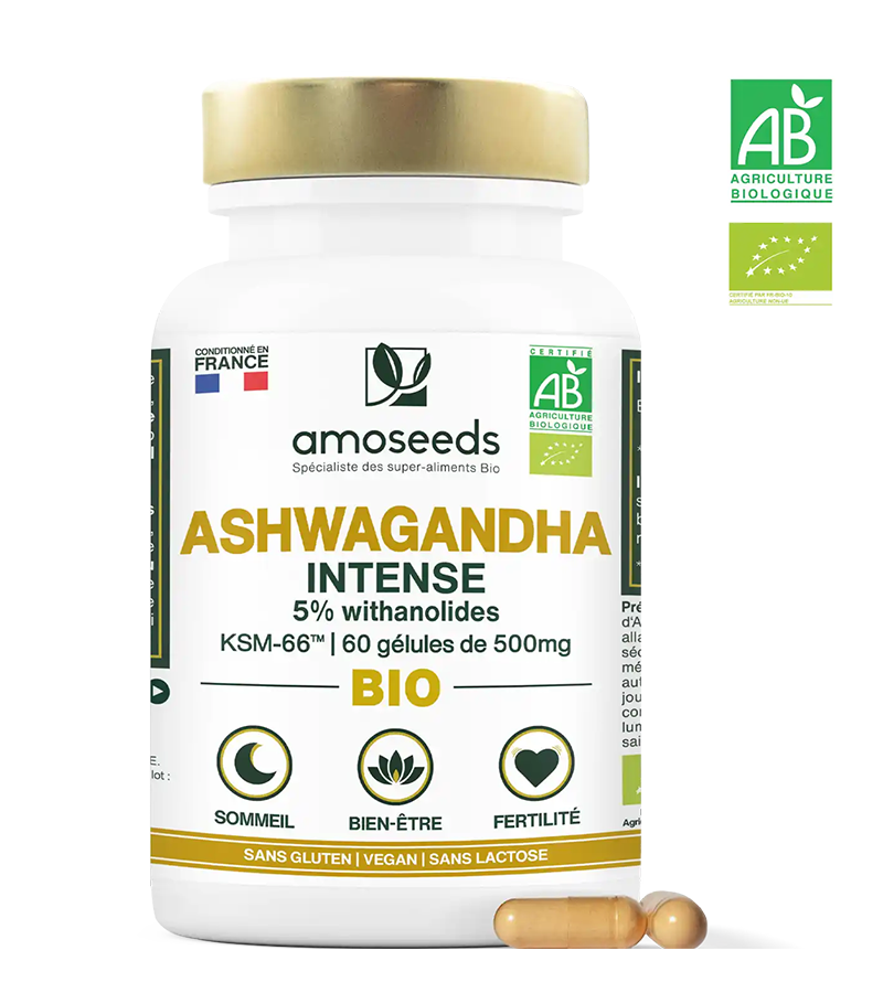 AshwagandhabIO Ashwagandha ksm 66 bio 60 gelules – Image 1