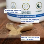 Anti Stress Bio - Safran et Mélisse | Sérénité et Bien-être | 60 Gélules – Image 4