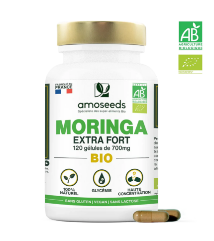 MORINGA BIO, EXTRA FORT | 60 GÉLULES