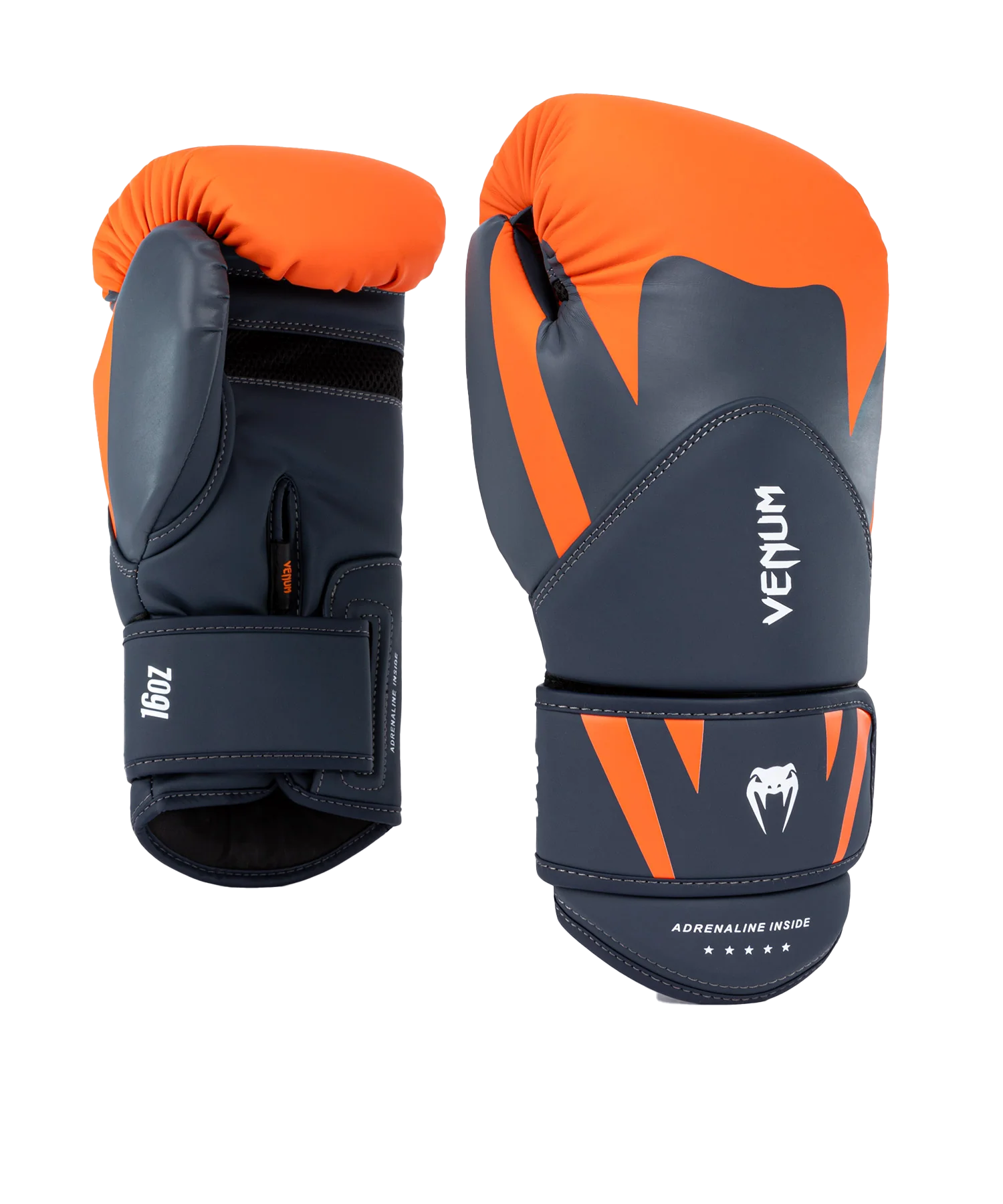 v o Challenger 4.0 Boxing Gloves - Orange/Blue – Image 1