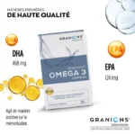 Omega 3 Cerveau 30 capsules – Image 2