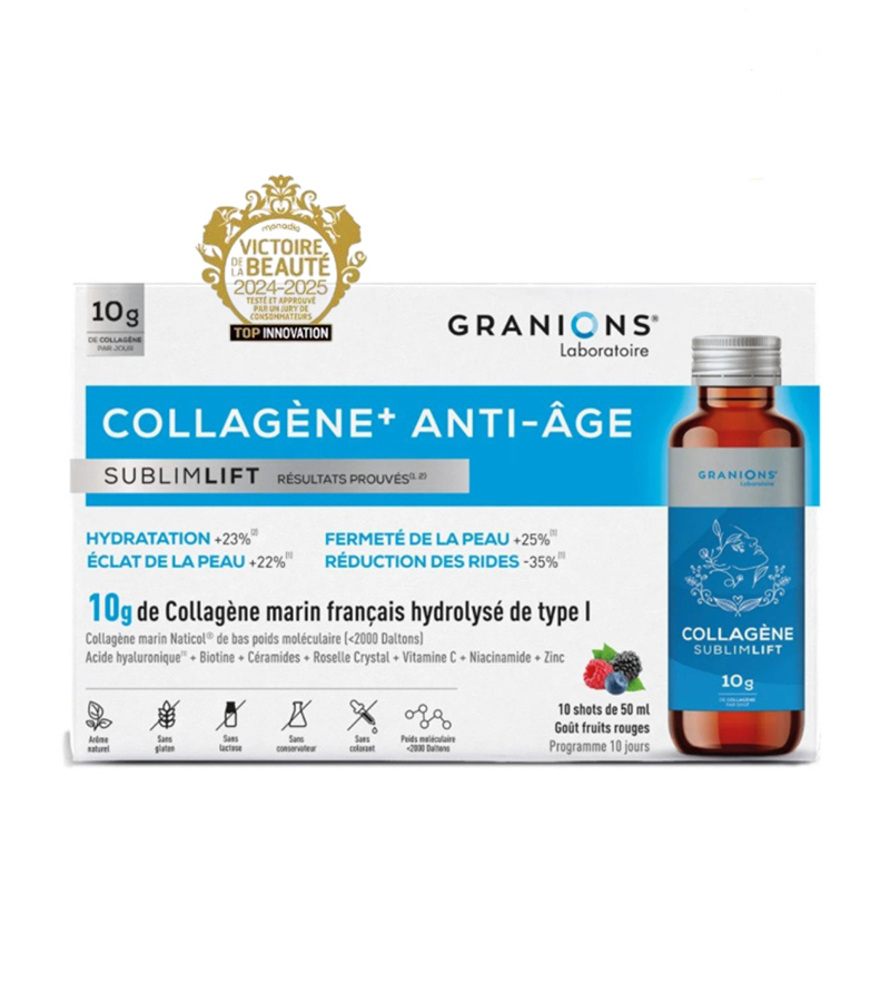 COLLAGENE ANTI AGE Collagène+ Sublimlift 10 Shots Fruits Rouges – Image 1