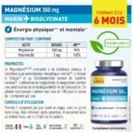 Granions Magnésium Marin + Bisglycinate 360 mg 6 mois 180 comprimés – Image 2