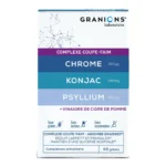 complexe coupe faim chrome konjac psyllium 60 gelules