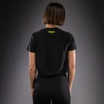 Laser Venum T-shirt Dry Tech Noir/Jaune – Image 3