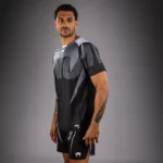 Venum Adrenaline T-shirt Dry Tech Noir/Gris Argenté – Image 4
