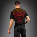 T-shirt Noir/Rouge fureur/Mandarine – Image 3