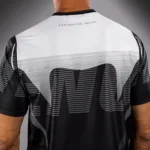 Venum Adrenaline T-shirt Dry Tech Noir/Gris Argenté – Image 2