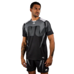 Venum Adrenaline T-shirt Dry Tech Noir/Gris Argenté
