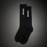 Chaussettes mi-longues Essential Noir/Blanc – Image 3