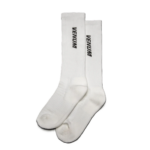 Chaussettes mi-longues Essential Blanc/Noir