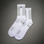 Chaussettes Mi-longues Vector  Blanc/Gris – Image 3