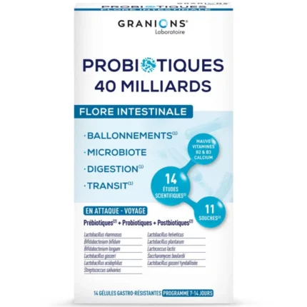 Probiotiques Flore Intestinale 40 gélules