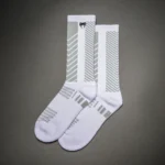 Chaussettes Longues Vector Blanc/Gris – Image 2