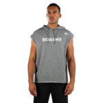 Sweat  Capuche Sans Manches Boxing Gris