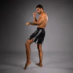 Short de combat - Noir/Gris argenté – Image 4