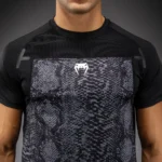 T-shirt Dry-Tech Noir/Gris anthracite – Image 3