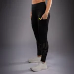 Laser Venum Leggings Noir/Jaune – Image 2