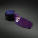 Bandes de Boxe Kontact Evo Santa Muerte Violet Fonce – Image 2