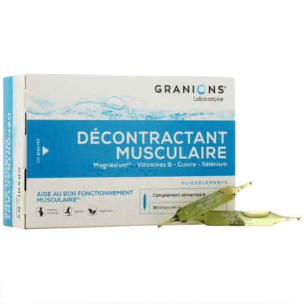 Décontractant musculaire 30 ampoules