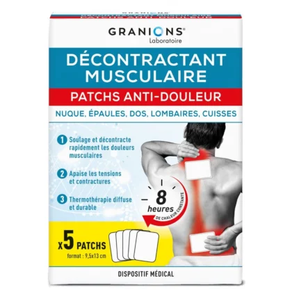 Patchs Décontractant musculaire anti-douleur