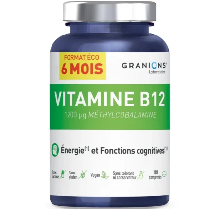 Vitamine B12 Format 6 mois énergie & fonctions cognitives