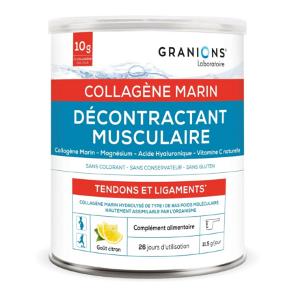Collagène marin décontractant musculaire tendons et ligaments